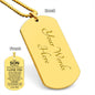 To My Son I Love You Love Dad Dog Tag