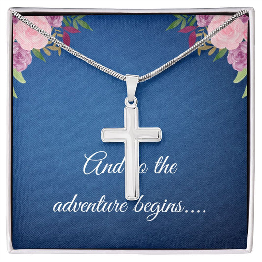 Graduation Cross Necklace for Her