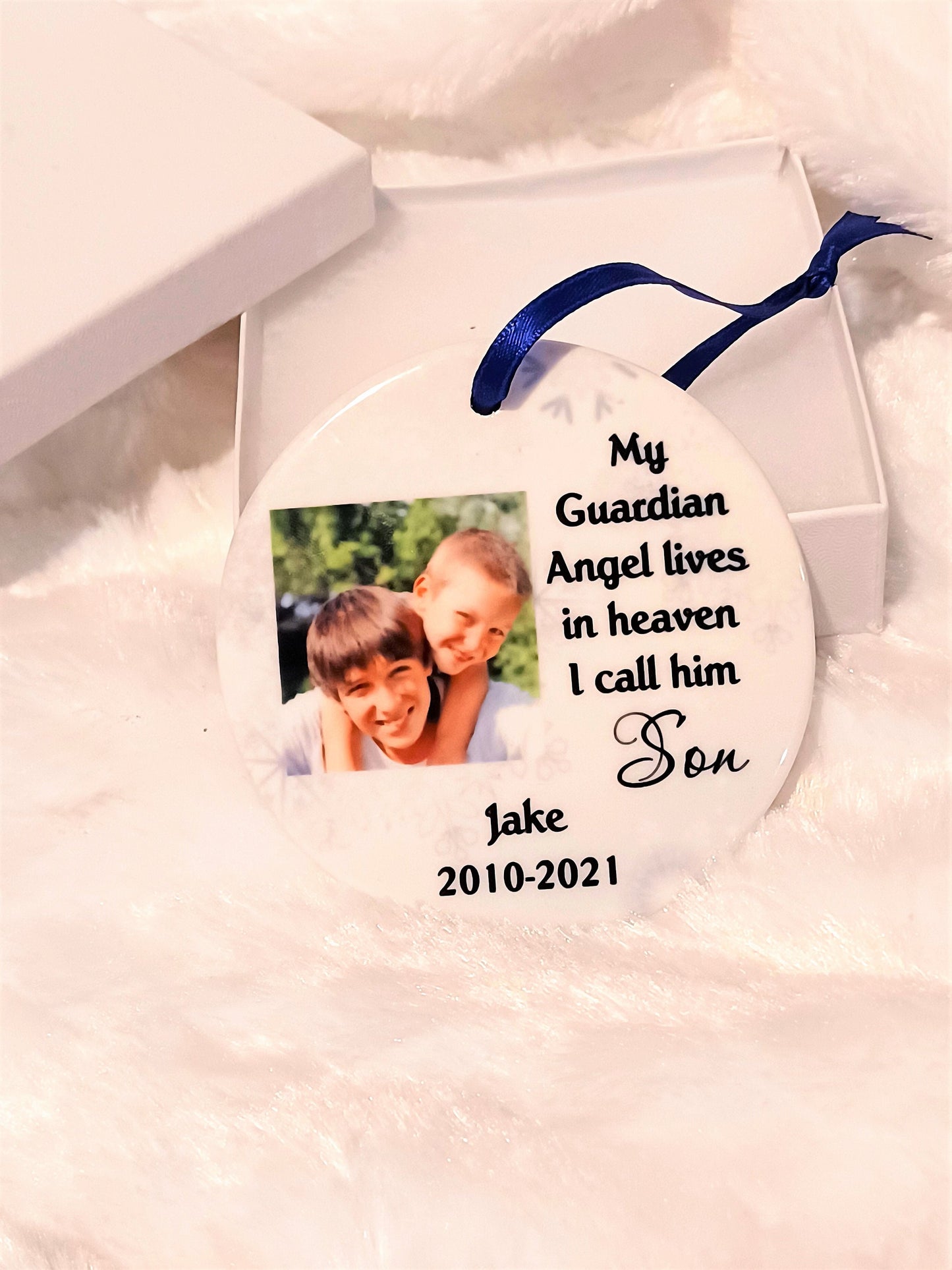 Memorial ornament, Christmas Ornament, Loss of Grandpa, Loss of Grandma, Loss of Dad, Loss of Mom, Gift for her, Gift for him