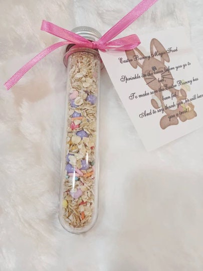 Magical Easter Bunny Kit: Key, Footprint Stencils & Bunny Food - Ultimate Children's Easter Morning Surprise
