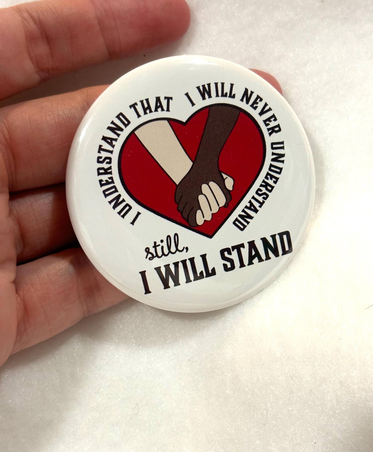 Black Lives Matter Button, Racial Equality, Friendship Gift