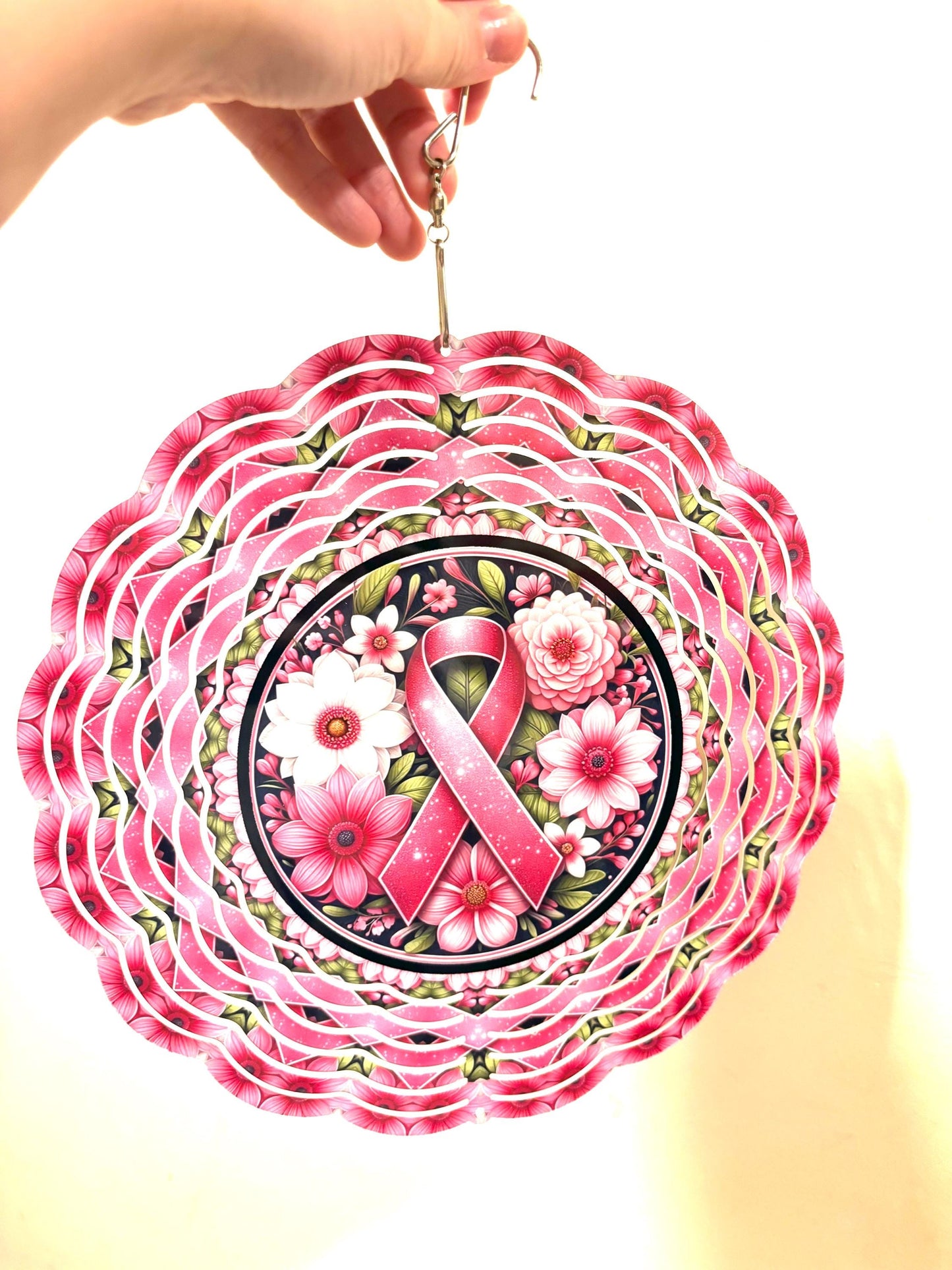 Breast Cancer Awareness, Wind Spinner, Cancer Survivor, Mom Gift