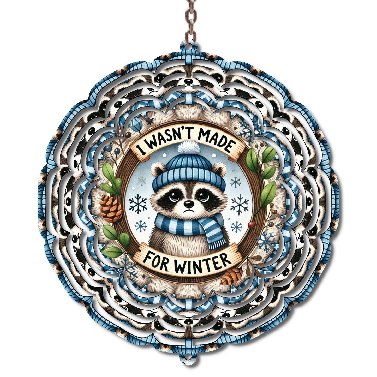 Winter Wind Spinner, Winter Decor, Christmas, Mom Gift
