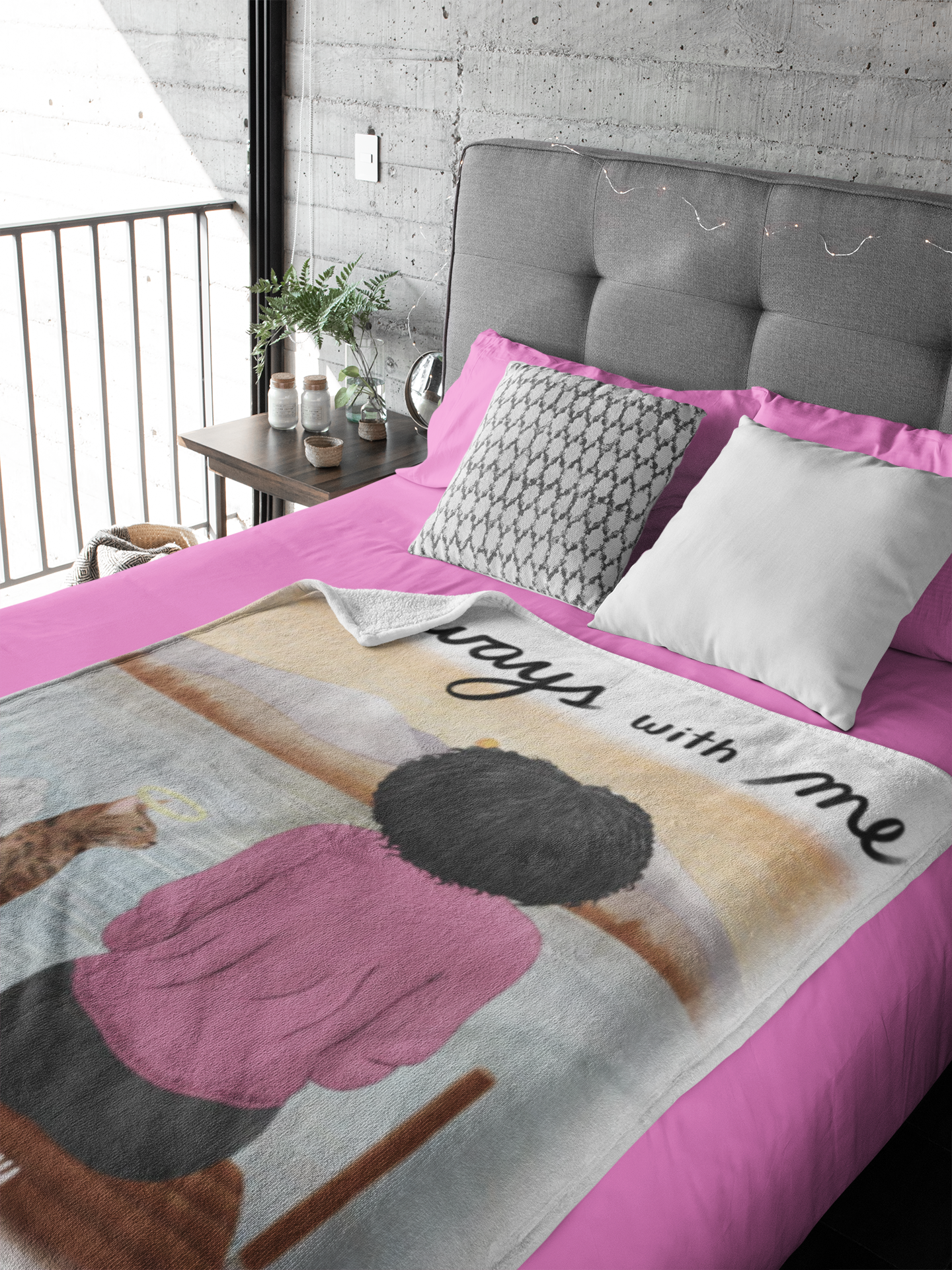Cat Memorial Cozy Plush Fleece Blanket β 50Γ60