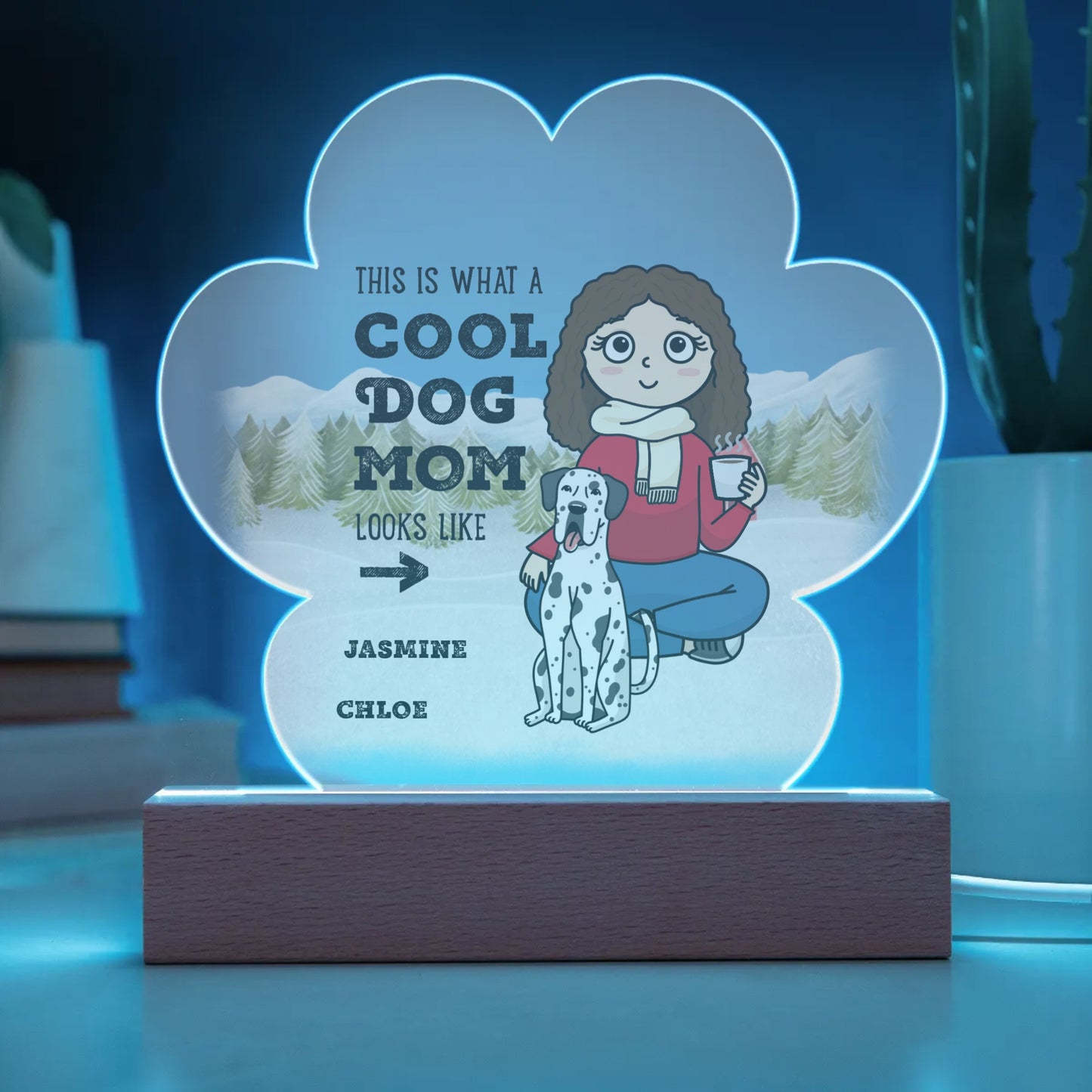 Acrylic Paw Plaque