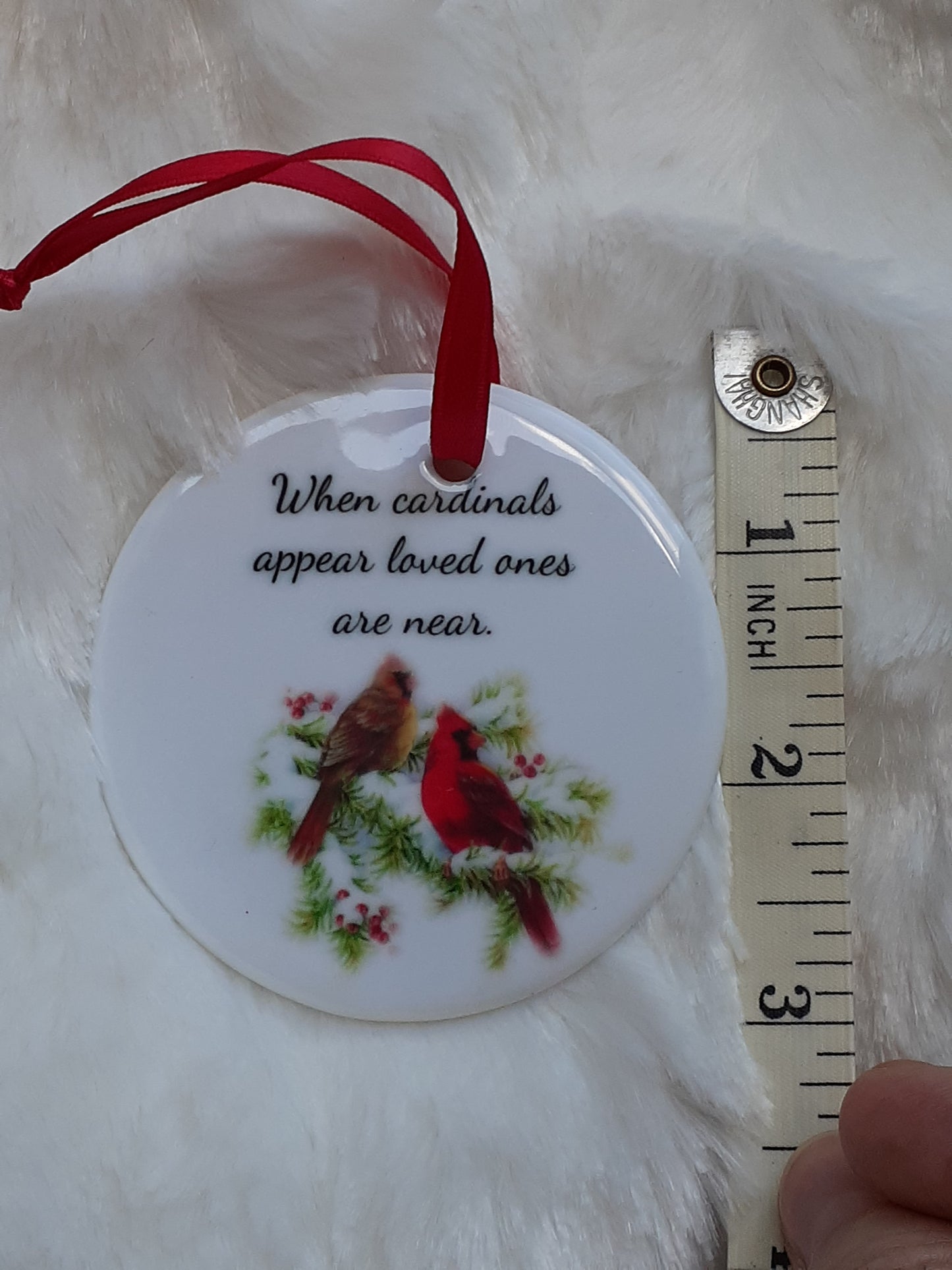 Cardinal Memorial Ornament