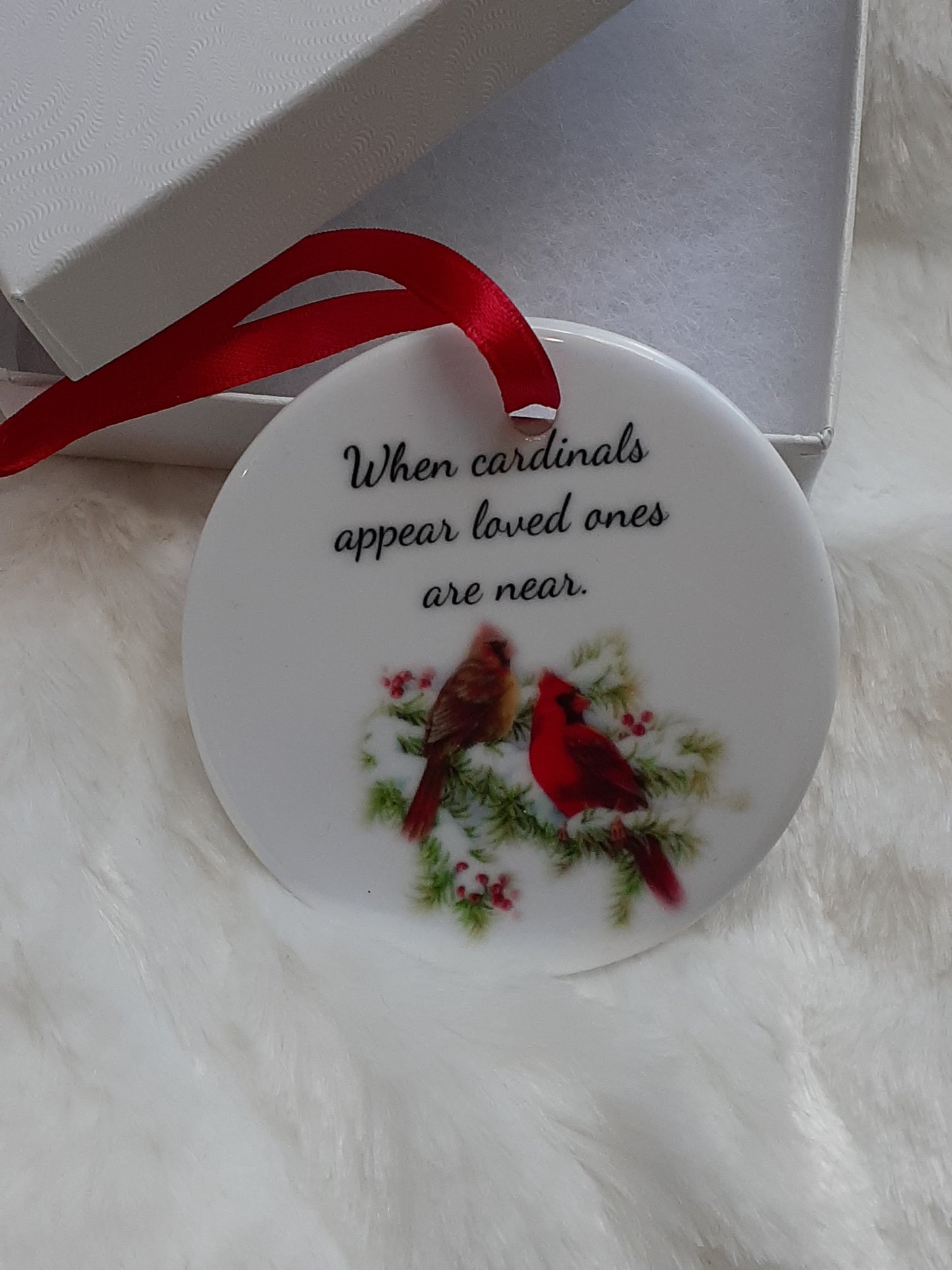 Cardinal Memorial Ornament