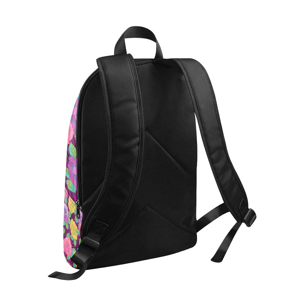 Roses backpack Fabric Backpack