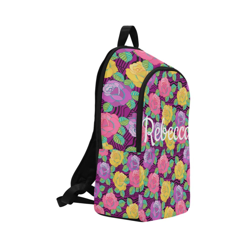 Roses backpack Fabric Backpack