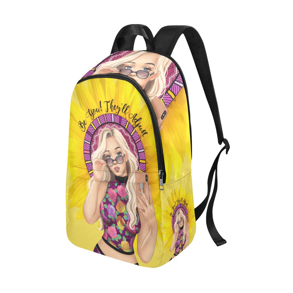 Be You- They'll Adjust backpack Fabric Backpack for Adult