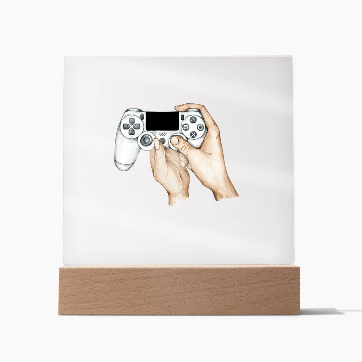 Forever In 2 Player Mode Soulmates Acrylic Square Plaque