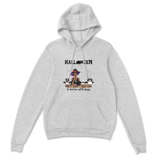 Halloween is Better with Dogs Personalized Pullover Hoodie