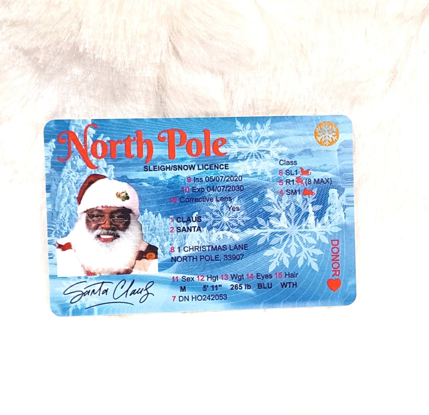 African American Santa License