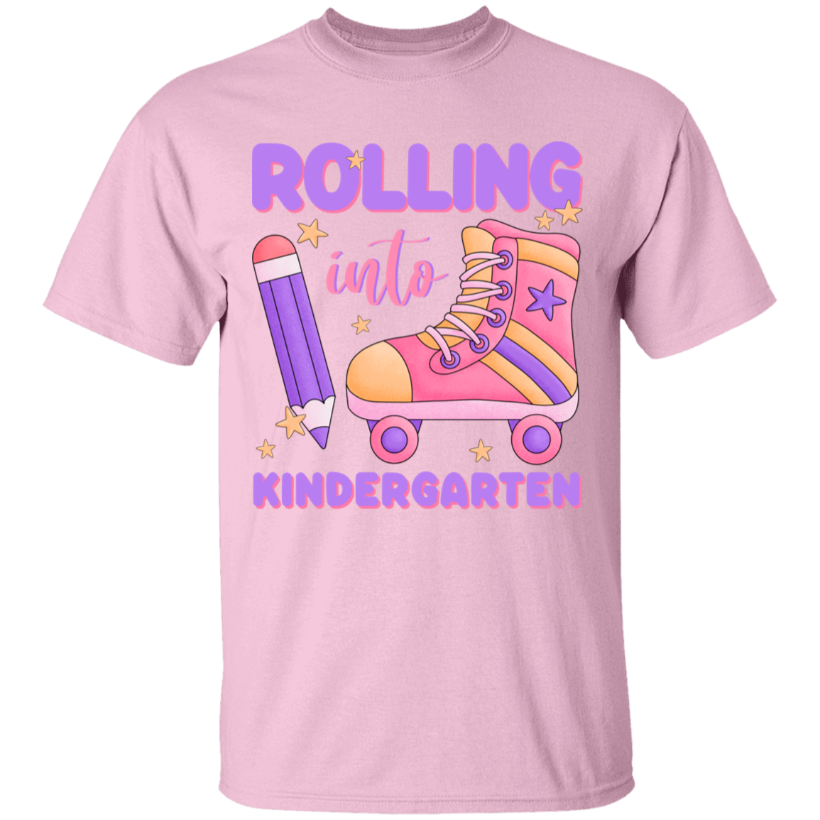 Rolling Into Kindergarten Youth Cotton T-Shirt