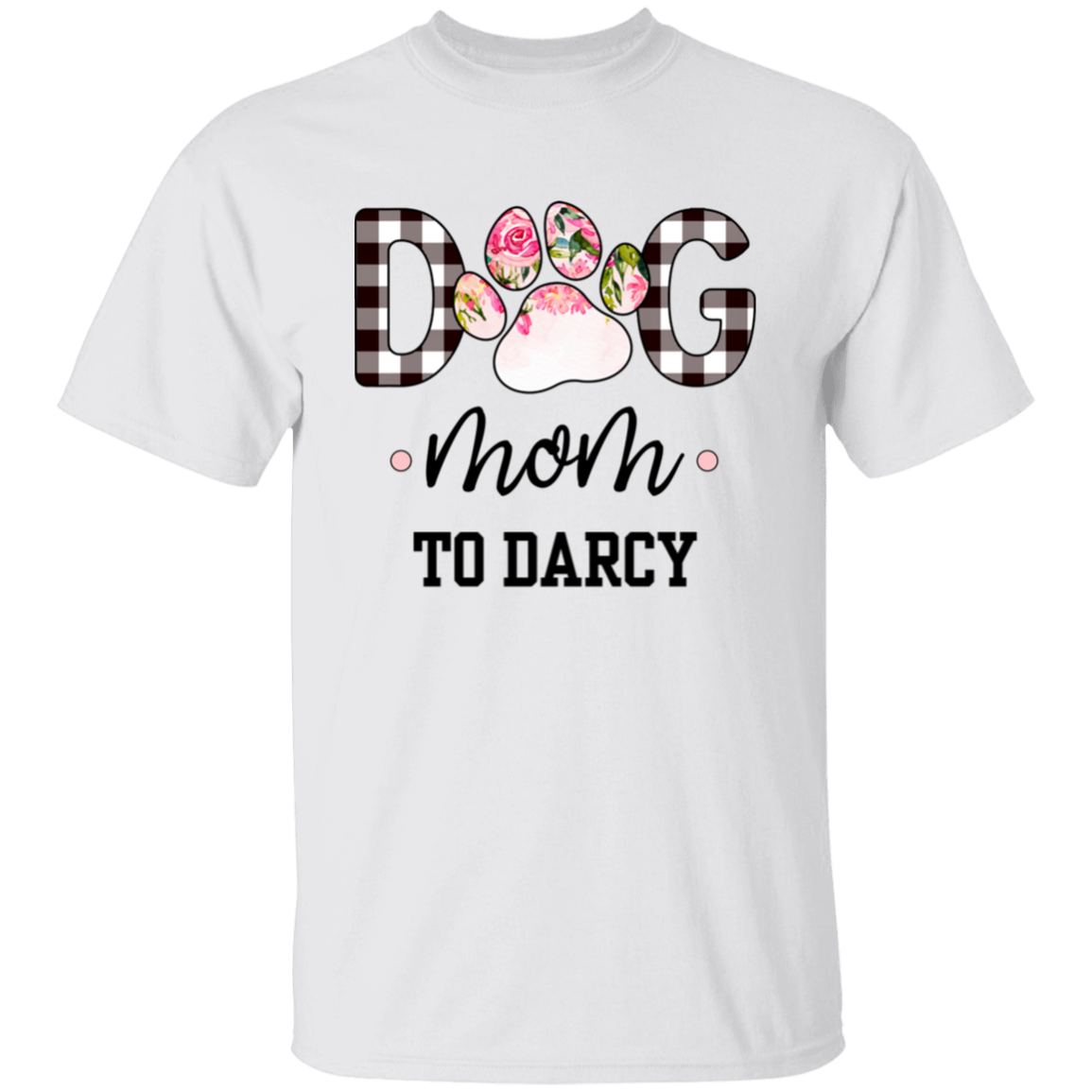 Personalized Dog Mom  T-Shirt