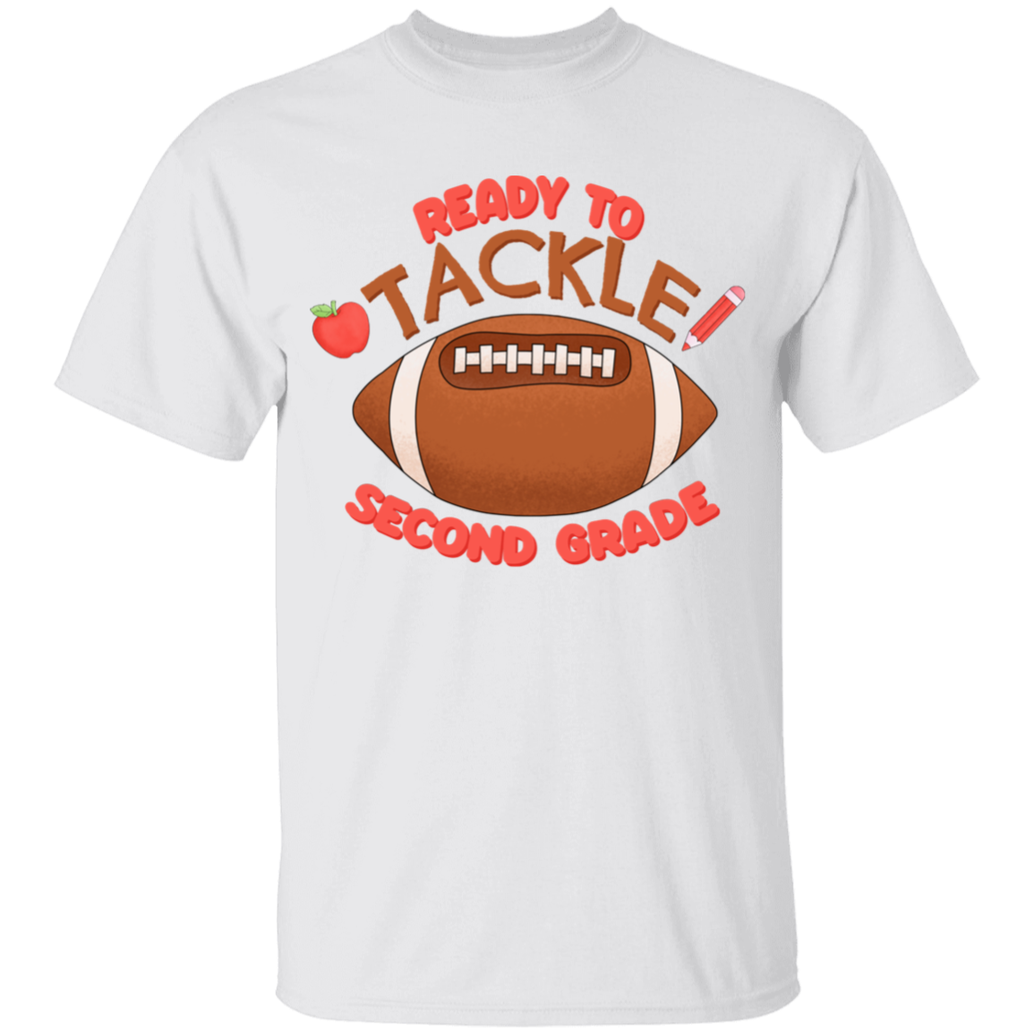 Ready to Tackle Second Grade Youth Cotton T-Shirt