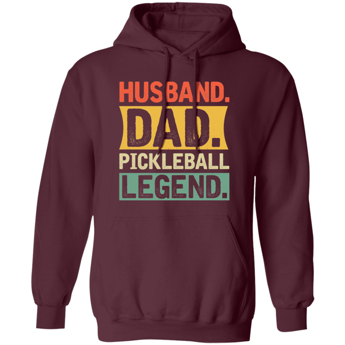 Husband Dad Pickleball Legend Pullover Hoodie