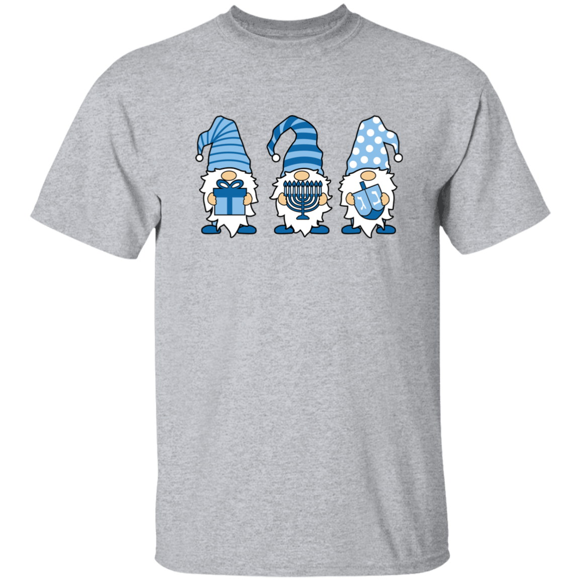 Hannukah Gnomes 5.3 oz. T-Shirt