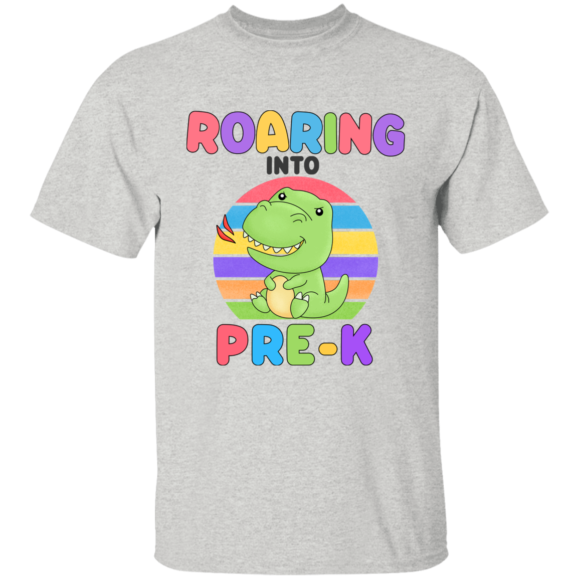 Roaring Into Pre K Cotton T-Shirt