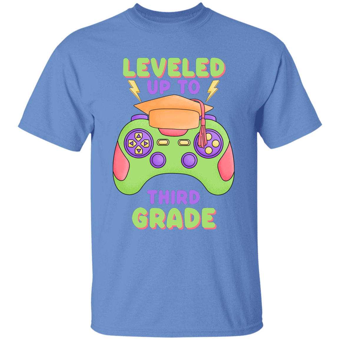 Level Up To Third Grade Youth Cotton T-Shirt
