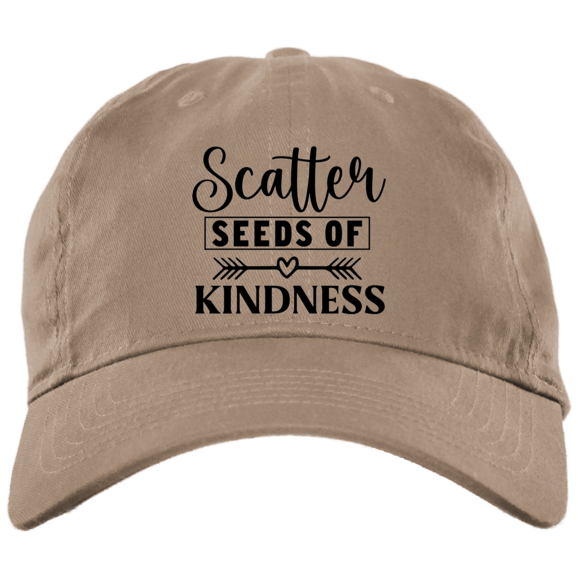 Scatter Seeds of Kindness Embroidered Brushed Twill Unstructured Dad Cap