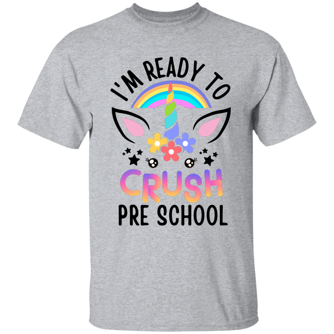 Unicorn Pre School 100% Cotton T-Shirt