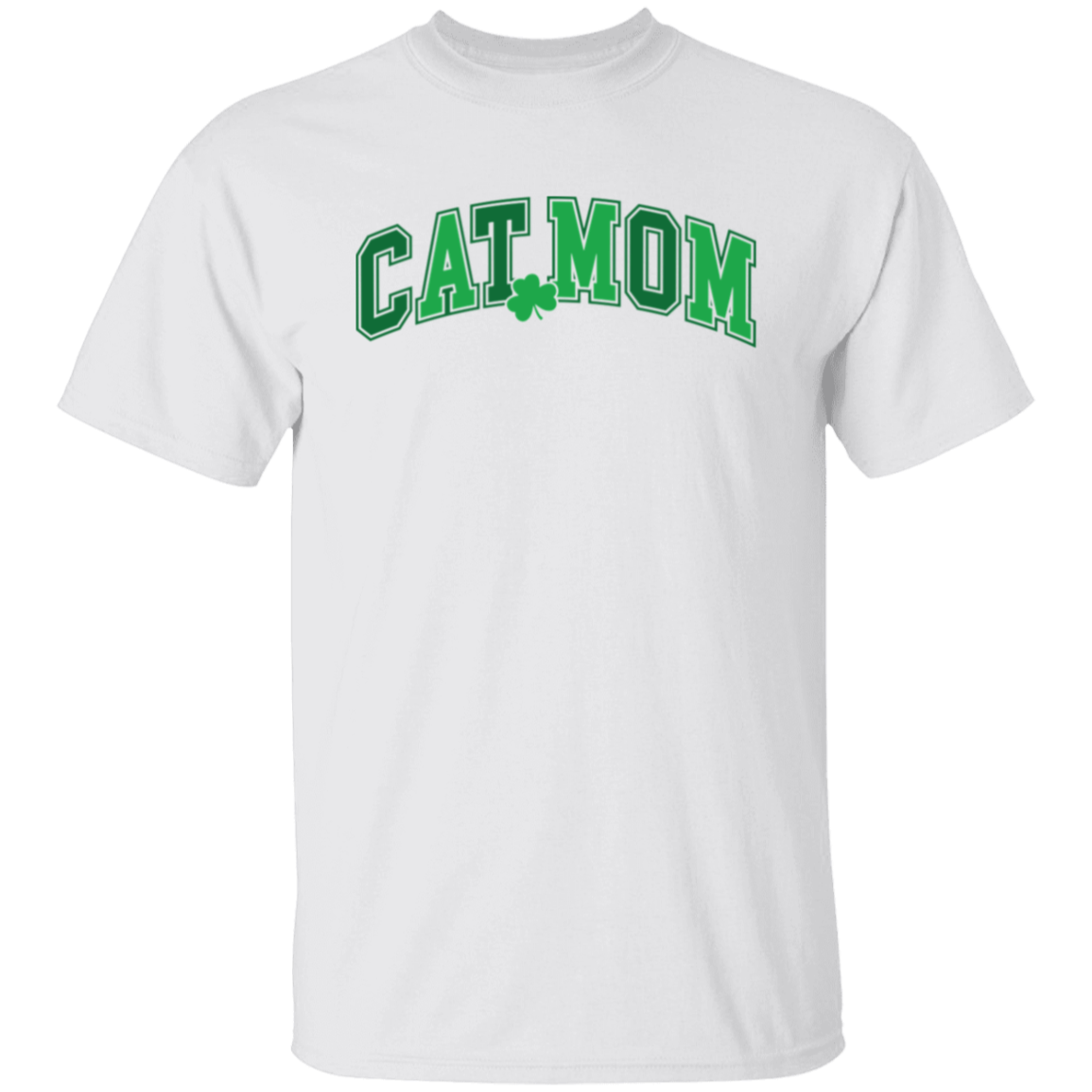St Patrick's Day Cat Mom T-Shirt