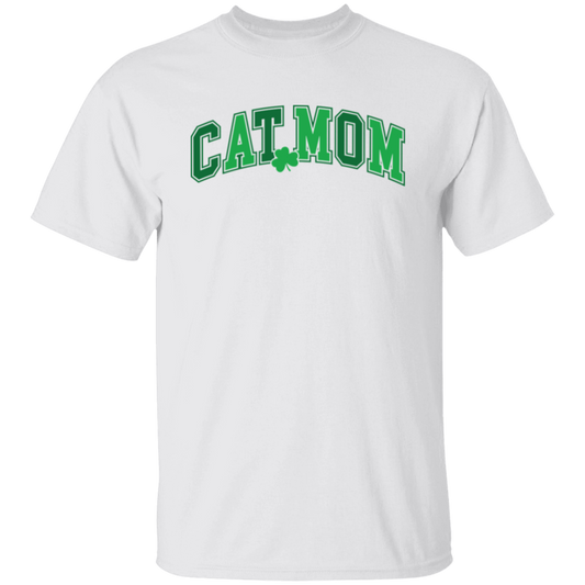 St Patrick's Day Cat Mom T-Shirt
