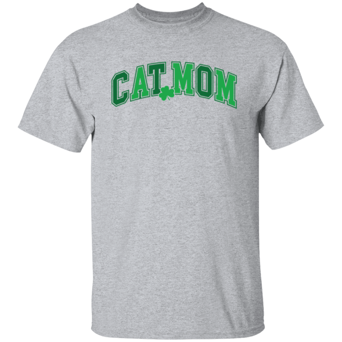 St Patrick's Day Cat Mom T-Shirt