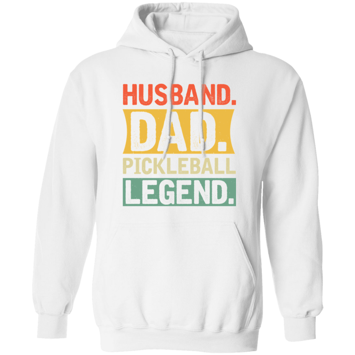 Husband Dad Pickleball Legend Pullover Hoodie