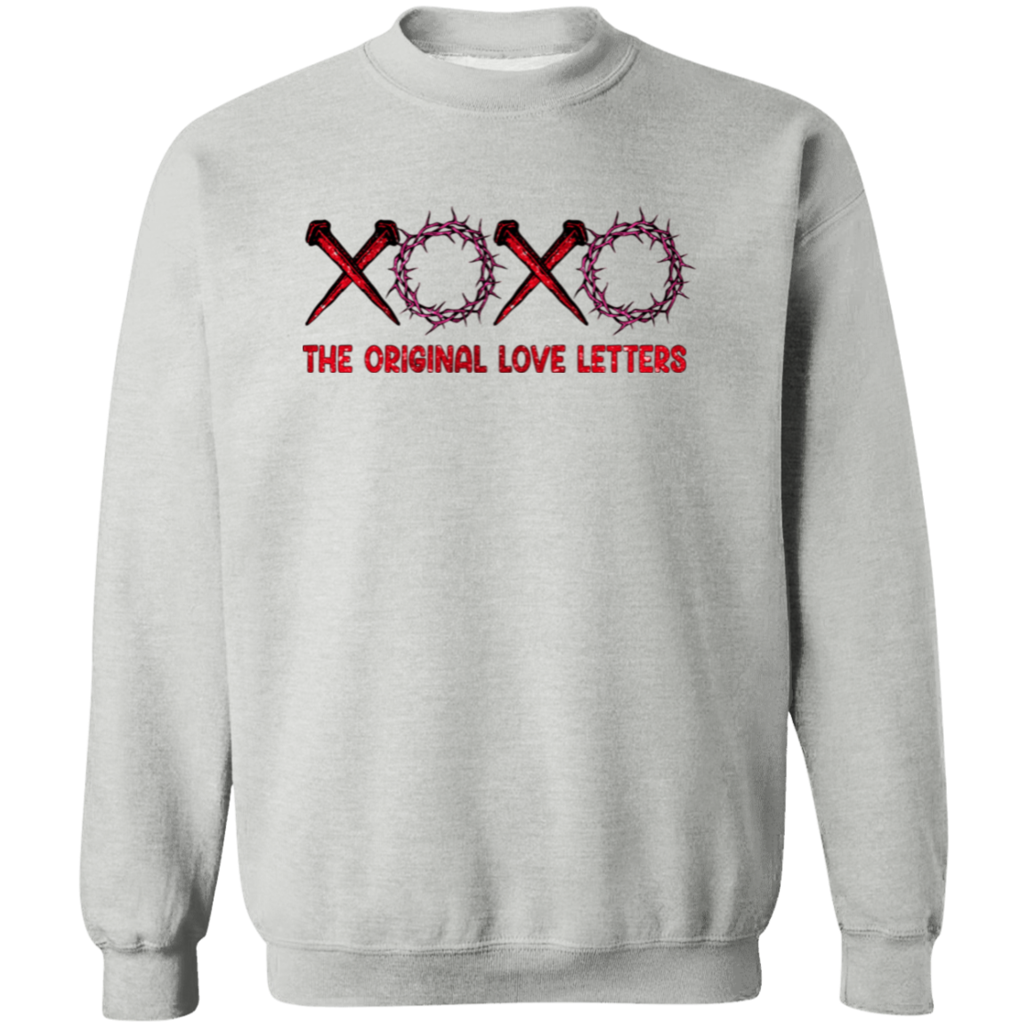 The Original Love Letters Crewneck Pullover Sweatshirt