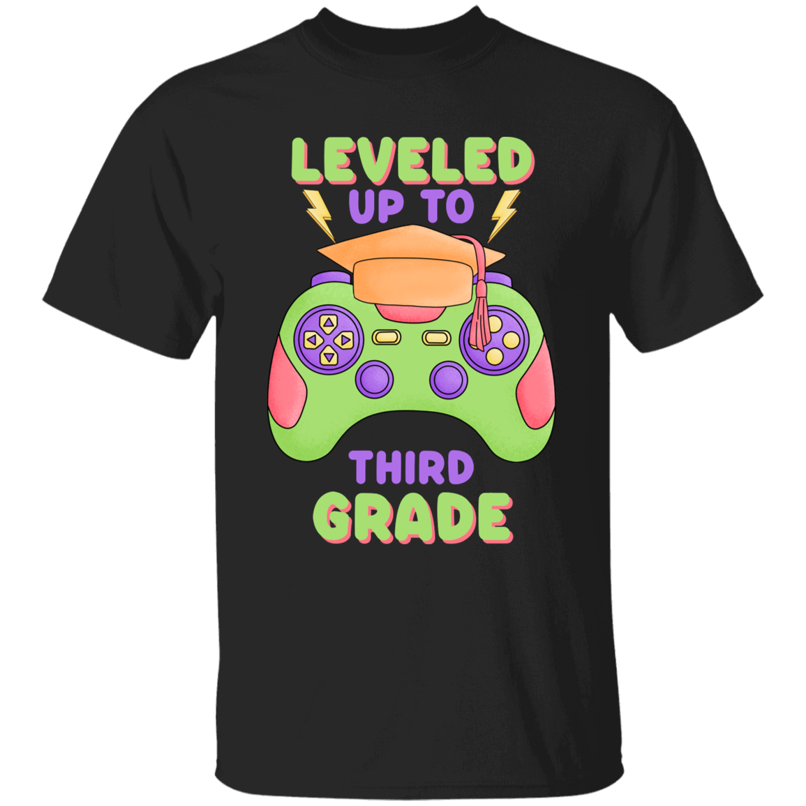 Level Up To Third Grade Youth Cotton T-Shirt