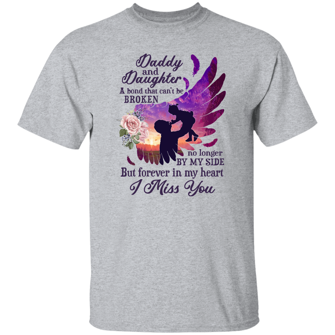 Daddy and Daughter Memorial  T-Shirt