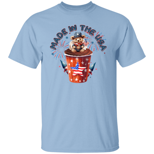 Made in the USA Teddy Bear T-Shirt