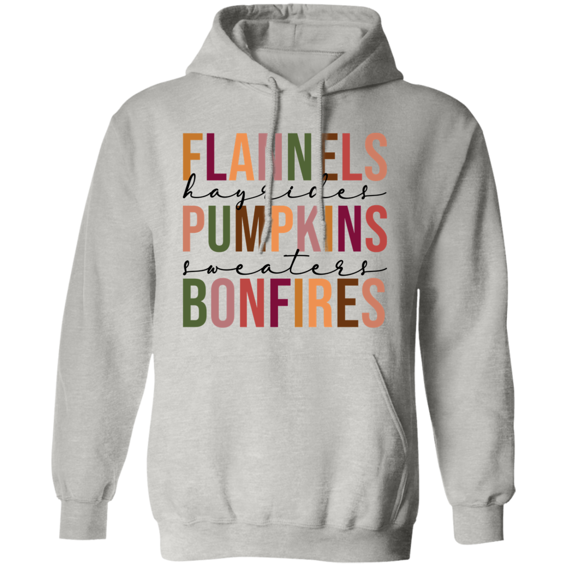 Flannels, Hayrides, Pumpkins  Pullover Hoodie