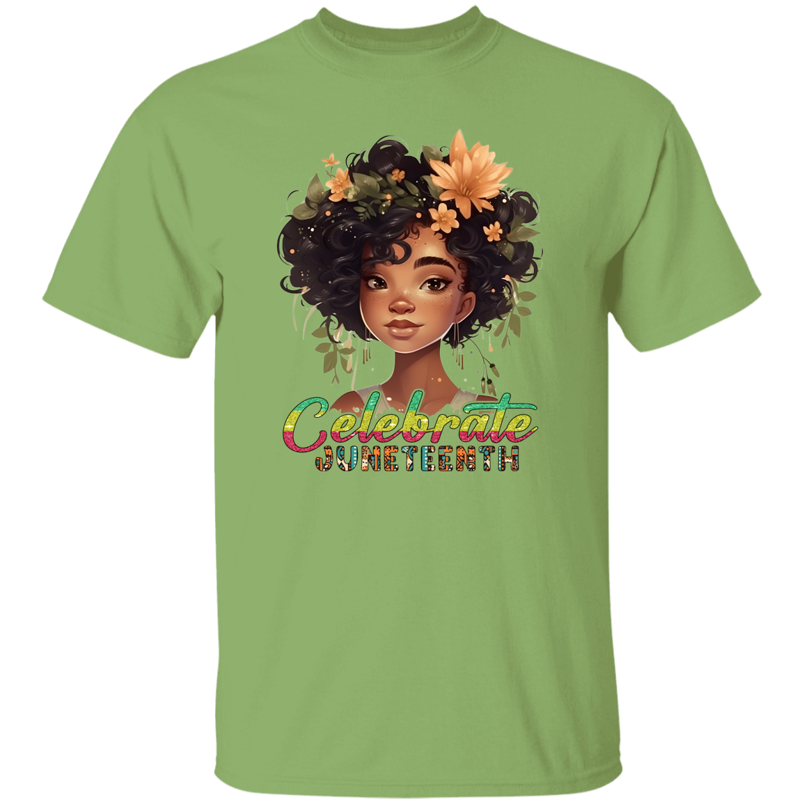 Juneteenth Girl 5.3 oz. T-Shirt