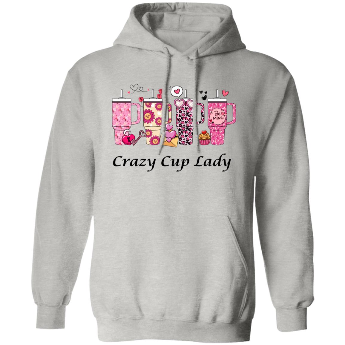 Crazy Cup Lady Pullover Hoodie