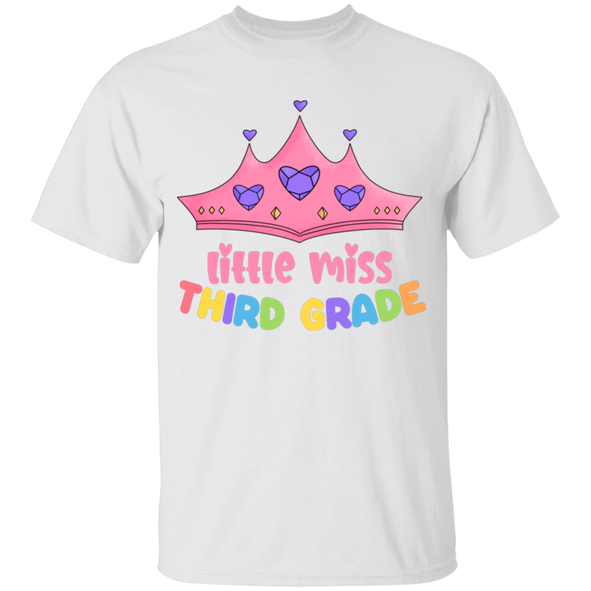 Little Miss Third Grade Youth  Cotton T-Shirt