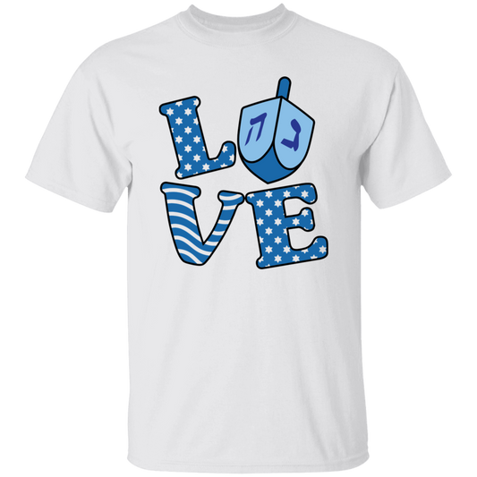 LOVE Hannukah 5.3 oz. T-Shirt