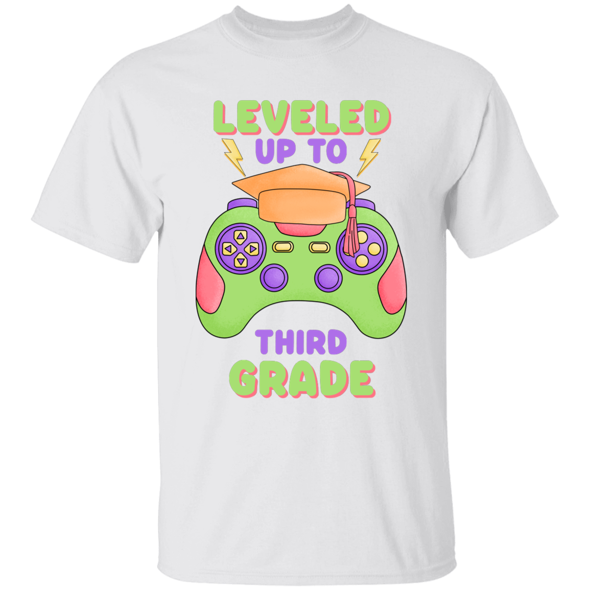 Level Up To Third Grade Youth Cotton T-Shirt