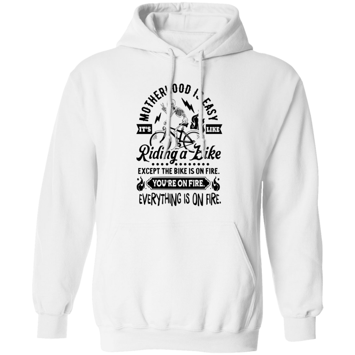 Motherhood is Easy Pullover Hoodie