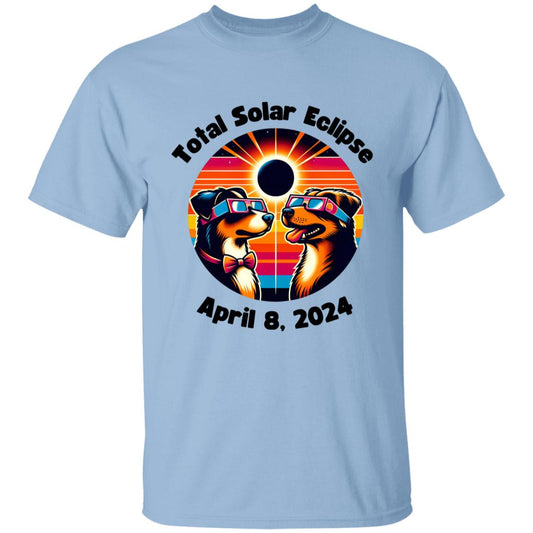 Dogs Solar Eclipse Youth 5.3 oz 100% Cotton T-Shirt