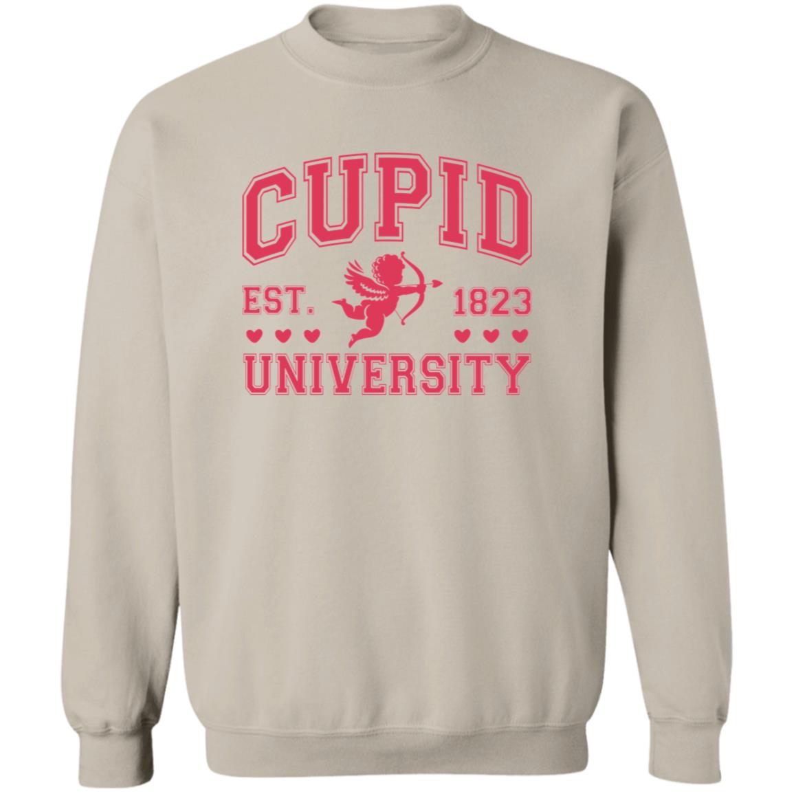 Cupid University Crewneck Pullover Sweatshirt