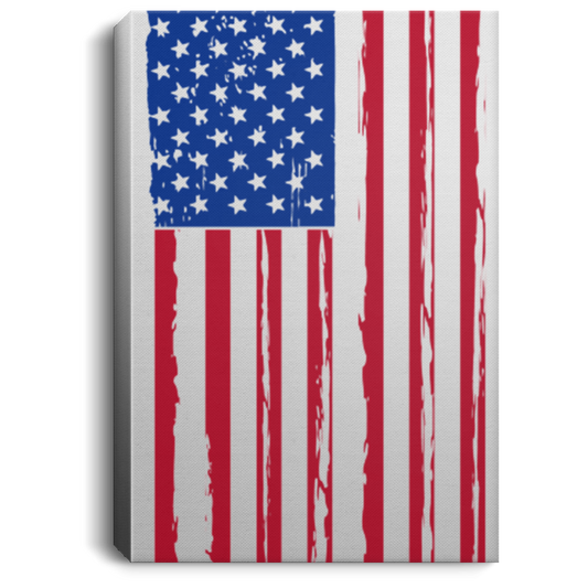 American Flag Canvas .75in Frame