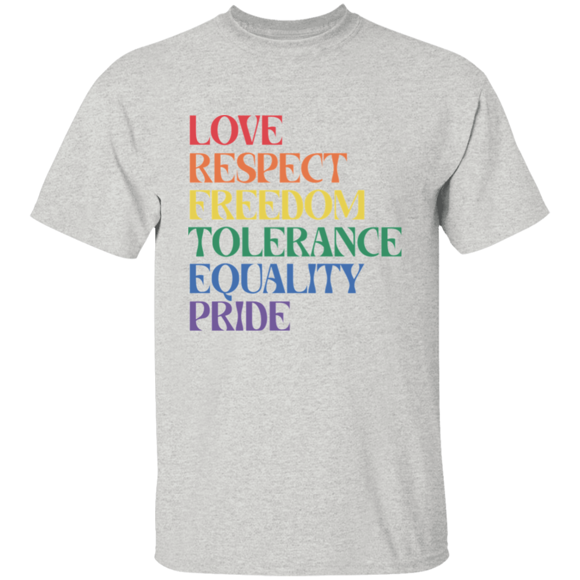 Love Respect Tolerance LGBTQ  T-Shirt