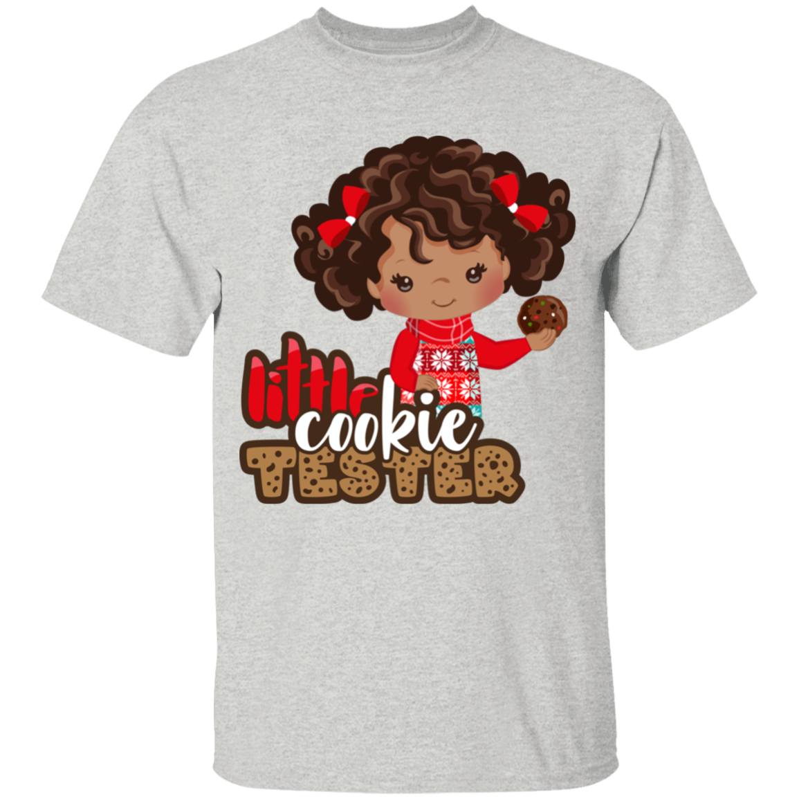Little Cookie Tester Girl Cotton T-Shirt
