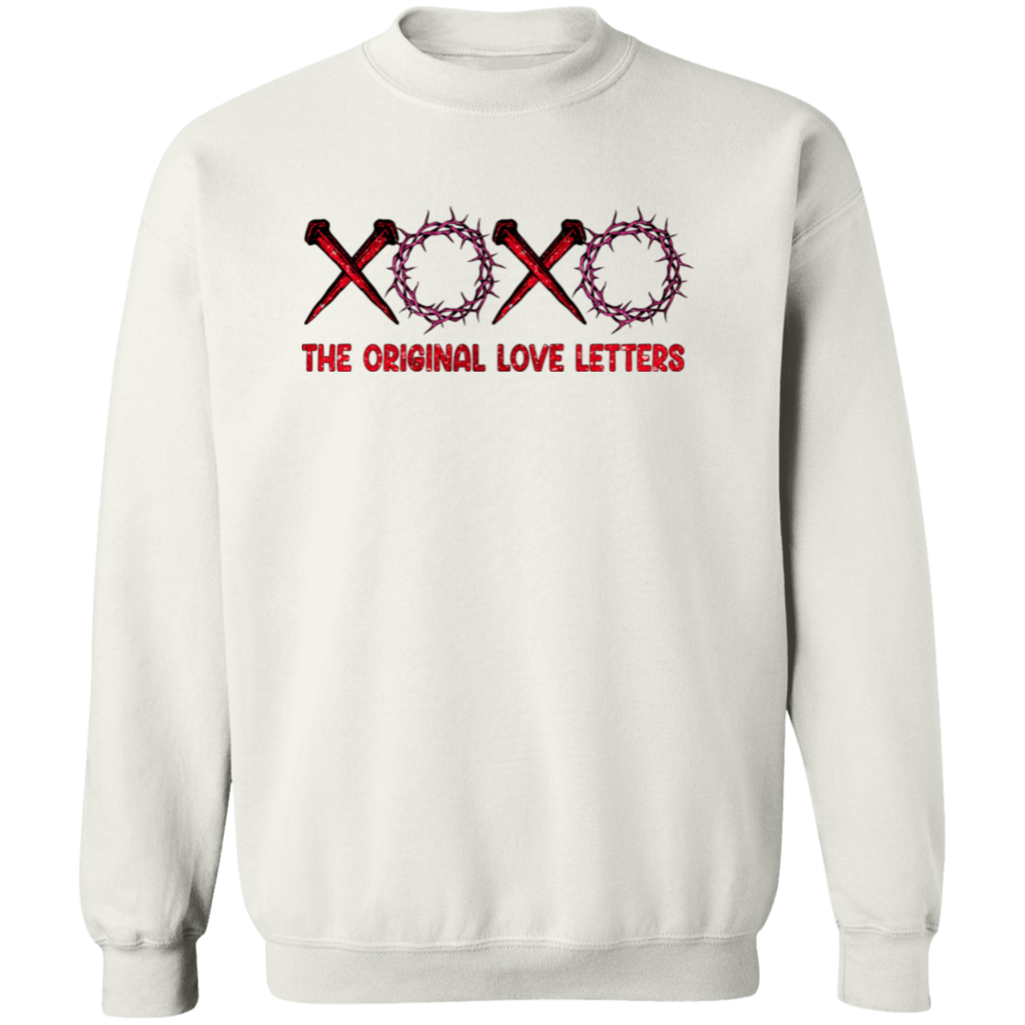 The Original Love Letters Crewneck Pullover Sweatshirt