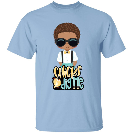 Chicks Dig Me Easter Youth 5.3 oz 100% Cotton T-Shirt