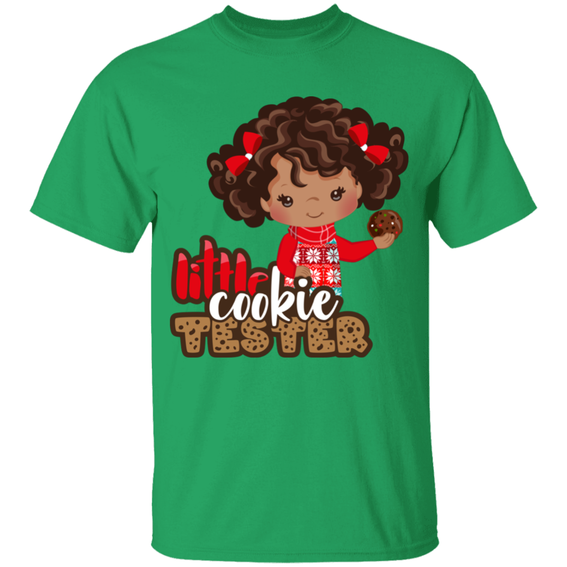 Little Cookie Tester Girl Cotton T-Shirt