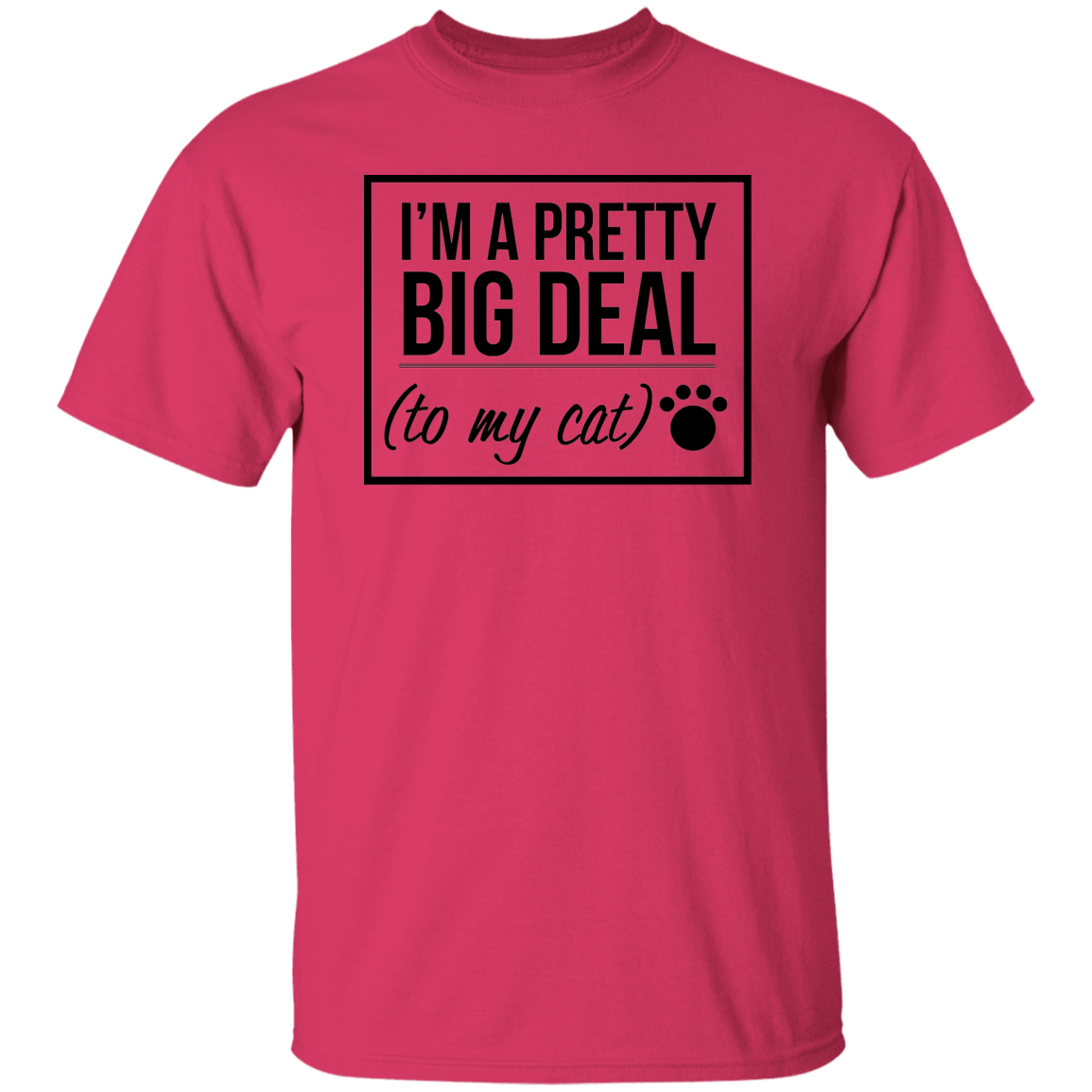I'm A Pretty Big Deal (to my cat) 5.3 oz. T-Shirt